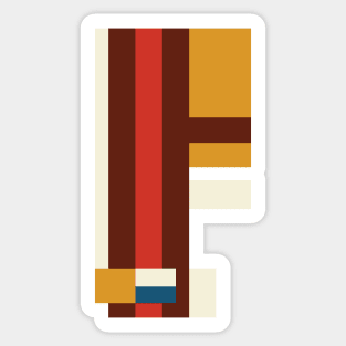 Modernist Stripes Sticker